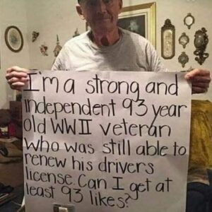 What a brave man! Thank you for your service 