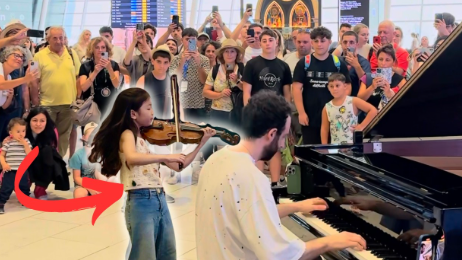 10-Year-Old Prodigy Shocks Airport with Stunning Vivaldi Performance