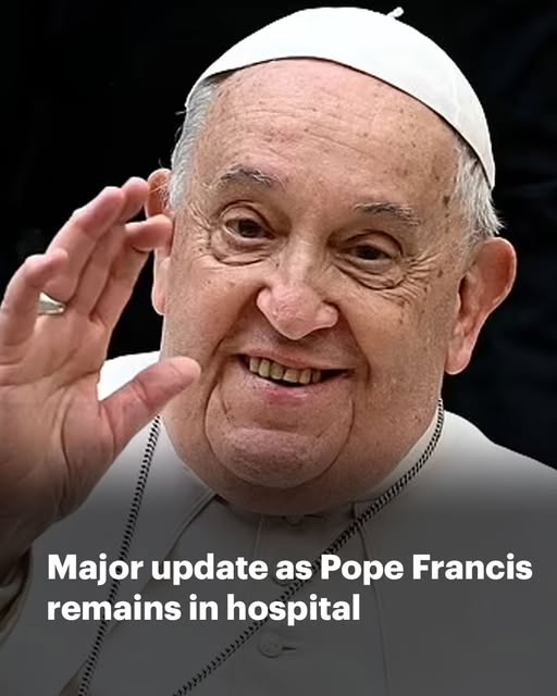 Pope Francis cancels weekly prayer appearance as 88 year old Pontiff remains in hospital with bronchitis