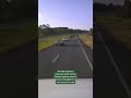 Driver braking for turtle causes multi-car accident in Florida #shorts