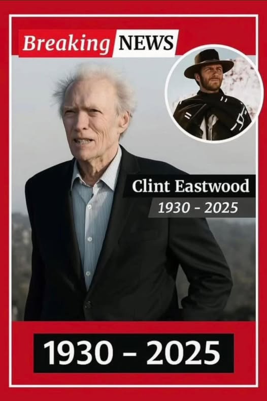 30 minutes ago in California, Clint Eastwood has been confirmed as…