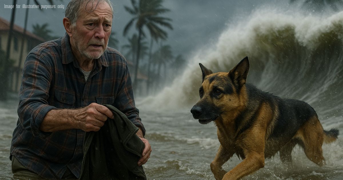 He Stayed Until the Waves Came | He Refused to Leave During the Tsunami. What His Dog Did Next Shocked the Entire Country