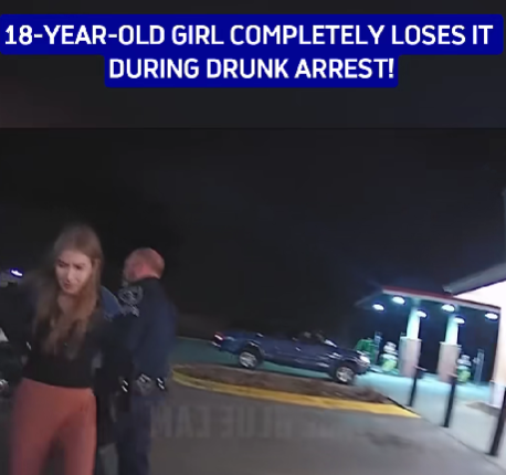 Teen’s Late-Night Arrest Spirals Out of Control — Officers Struggle to Calm Her Down!